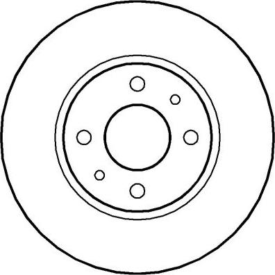 SEVEN PARTS SV031027 - Bremžu diski adetalas.lv