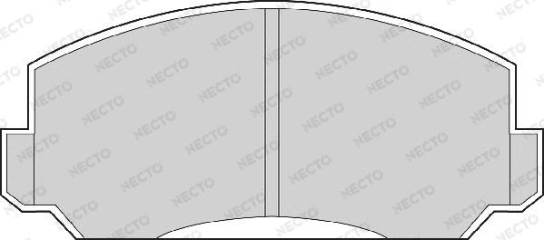 Necto FD904A - Bremžu uzliku kompl., Disku bremzes adetalas.lv