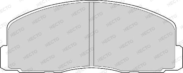 Necto FD903A - Bremžu uzliku kompl., Disku bremzes adetalas.lv