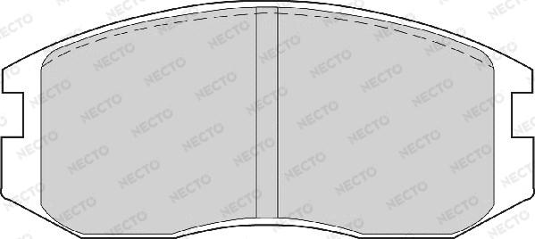 Necto FD6573A - Bremžu uzliku kompl., Disku bremzes adetalas.lv