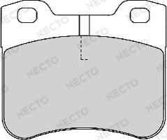 Necto FD6690A - Bremžu uzliku kompl., Disku bremzes adetalas.lv