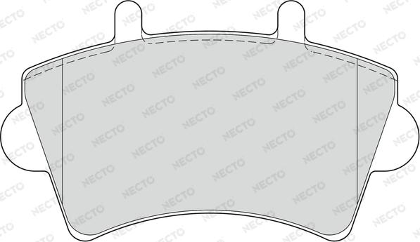 Necto FD6893V - Bremžu uzliku kompl., Disku bremzes adetalas.lv