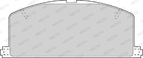 Necto FD6200A - Bremžu uzliku kompl., Disku bremzes adetalas.lv