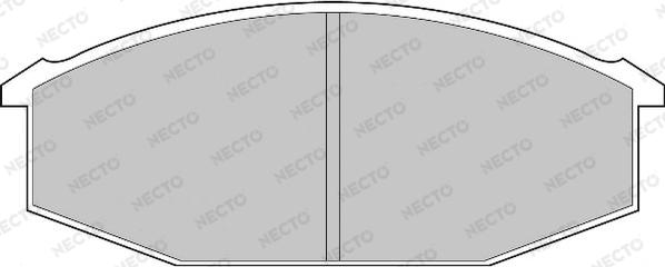 Necto FD865V - Bremžu uzliku kompl., Disku bremzes adetalas.lv