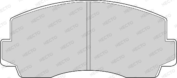 Necto FD881A - Bremžu uzliku kompl., Disku bremzes adetalas.lv