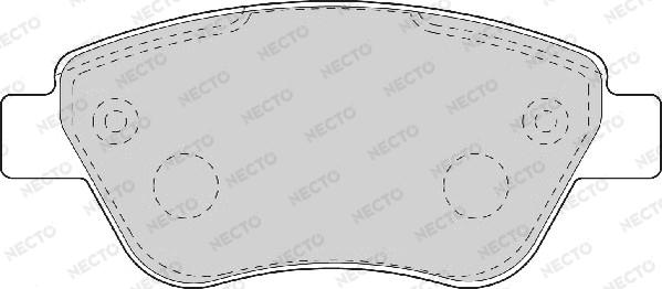 Necto FD7089A - Bremžu uzliku kompl., Disku bremzes adetalas.lv