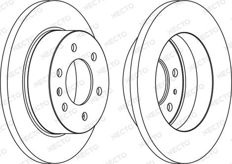 Necto WN1556 - Bremžu diski adetalas.lv