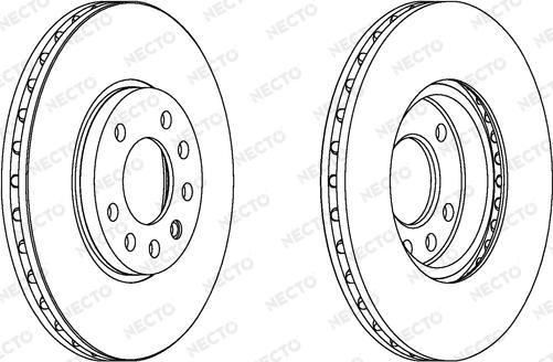Necto WN1093 - Bremžu diski adetalas.lv