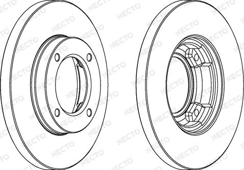 Japanparts DI-696 - Bremžu diski adetalas.lv