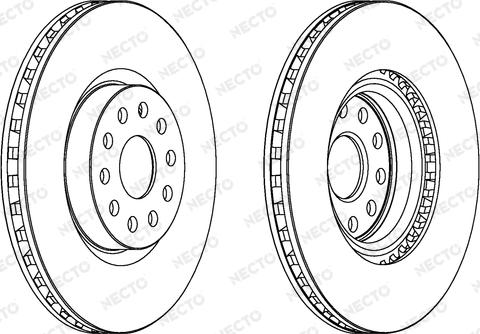 Necto WN1081 - Bremžu diski adetalas.lv