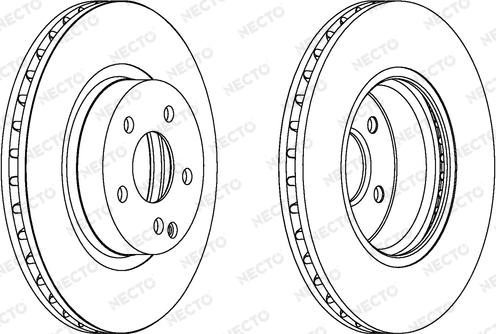 Necto WN1279 - Bremžu diski adetalas.lv