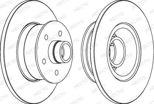 Necto WN367 - Bremžu diski adetalas.lv