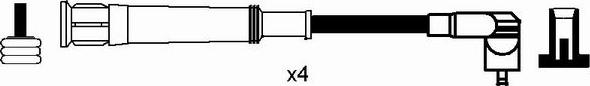 NGK 0523 - Augstsprieguma vadu komplekts adetalas.lv