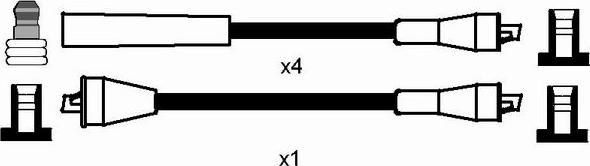 NGK 0772 - Augstsprieguma vadu komplekts adetalas.lv