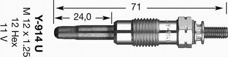 NGK 2643 - Kvēlsvece adetalas.lv