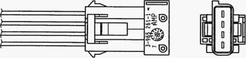 NGK OZA628U3 - Lambda zonde adetalas.lv