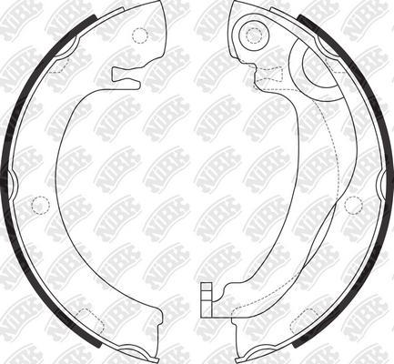 NiBK FN2405 - Bremžu loku kompl., Stāvbremze adetalas.lv