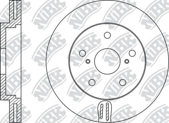 NiBK RN1442 - Bremžu diski adetalas.lv