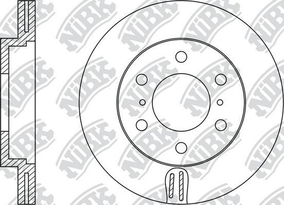 NiBK RN1400 - Bremžu diski adetalas.lv