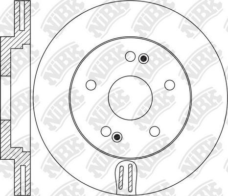 NiBK RN1653 - Bremžu diski adetalas.lv