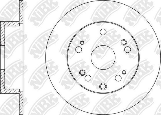 NiBK RN1603 - Bremžu diski adetalas.lv