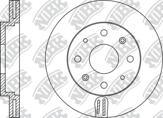 NiBK RN1184 - Bremžu diski adetalas.lv