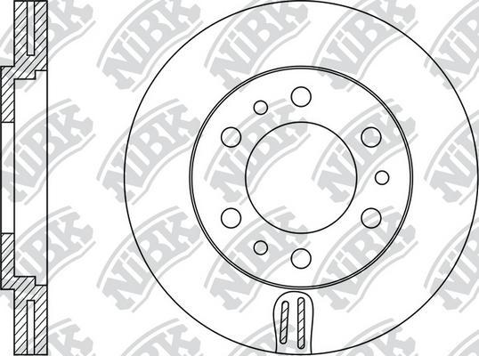 NiBK RN1395 - Bremžu diski adetalas.lv
