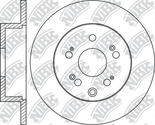 NiBK RN1355 - Bremžu diski adetalas.lv