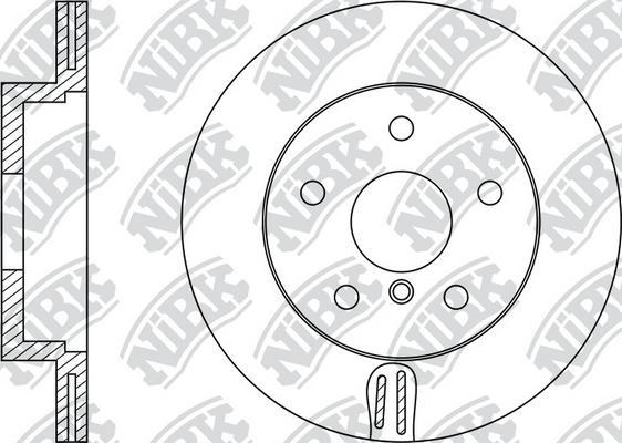 NiBK RN1246 - Bremžu diski adetalas.lv