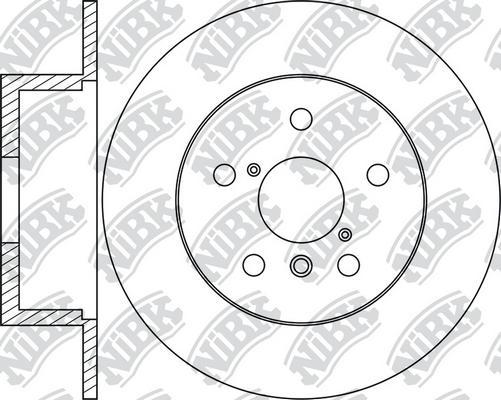NiBK RN1255 - Bremžu diski adetalas.lv