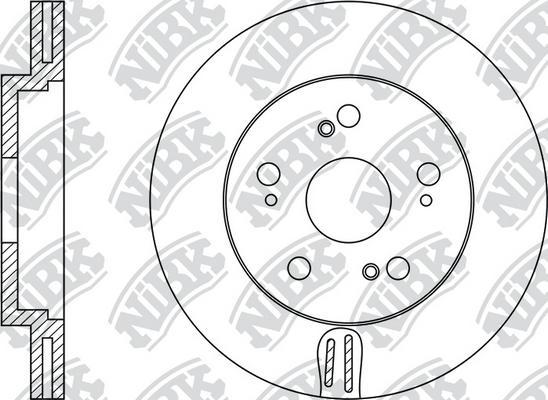 NiBK RN1204 - Bremžu diski adetalas.lv
