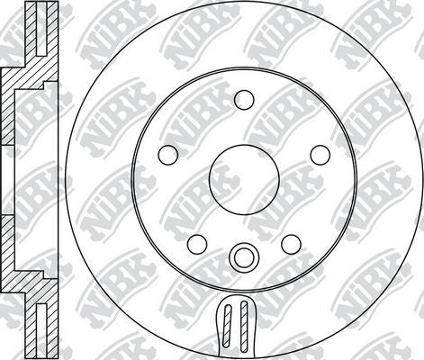 NiBK RN1727 - Bremžu diski adetalas.lv