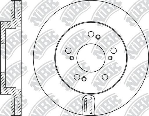 NiBK RN2054 - Bremžu diski adetalas.lv