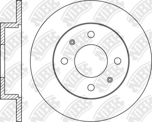 NiBK RN2081 - Bremžu diski adetalas.lv