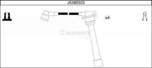 Nipparts J5380503 - Augstsprieguma vadu komplekts adetalas.lv