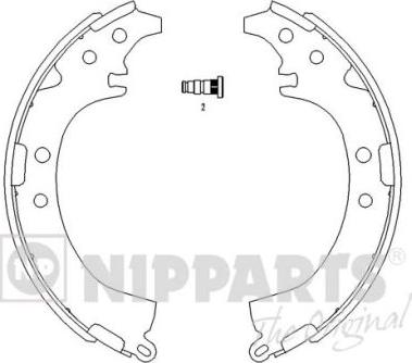 Nipparts J3502050 - Bremžu loku komplekts adetalas.lv