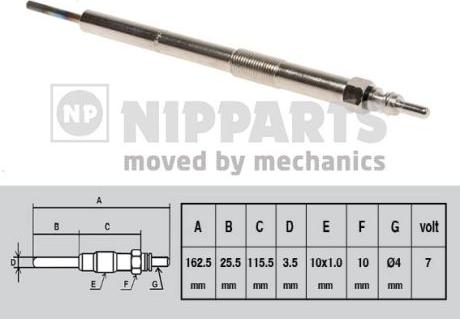 Nipparts N5711033 - Kvēlsvece adetalas.lv