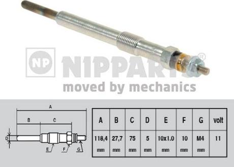 Nipparts N5718004 - Kvēlsvece adetalas.lv