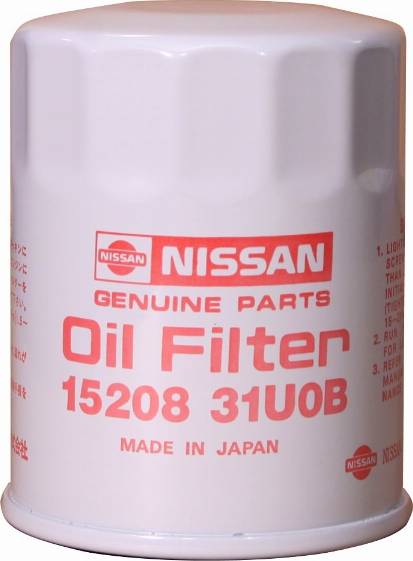 NISSAN 15208-31U0B - Eļļas filtrs adetalas.lv