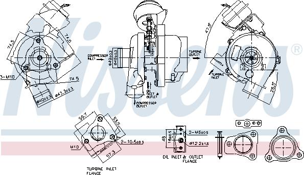 Nissens 93497 - Kompresors, Turbopūte adetalas.lv