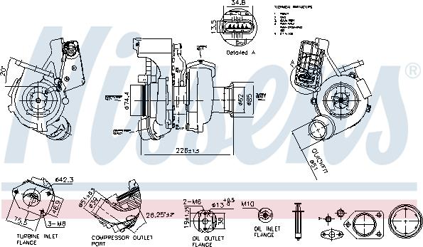 Nissens 93564 - Kompresors, Turbopūte adetalas.lv