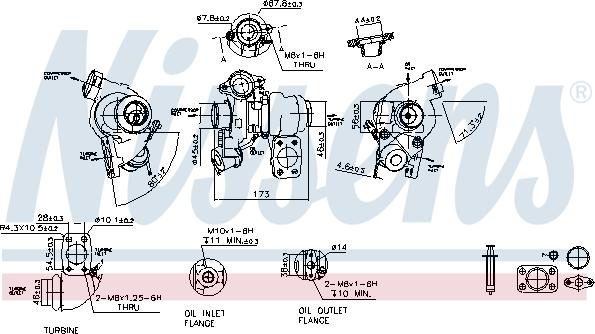 Nissens 93061 - Kompresors, Turbopūte adetalas.lv