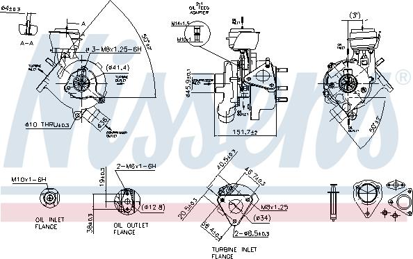 Nissens 93038 - Kompresors, Turbopūte adetalas.lv