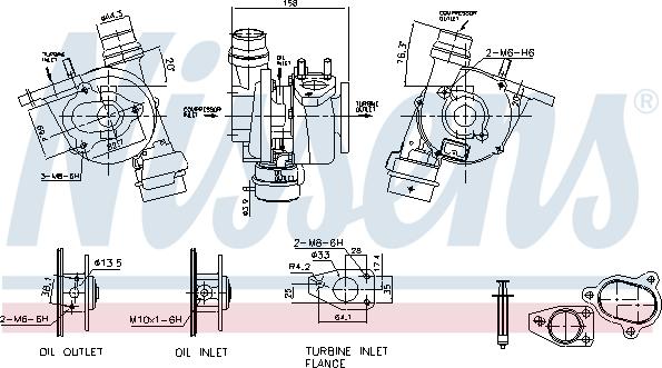 Nissens 93072 - Kompresors, Turbopūte adetalas.lv