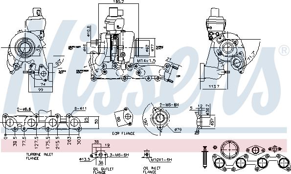 Nissens 93168 - Kompresors, Turbopūte adetalas.lv