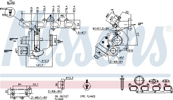 Nissens 93356 - Kompresors, Turbopūte adetalas.lv