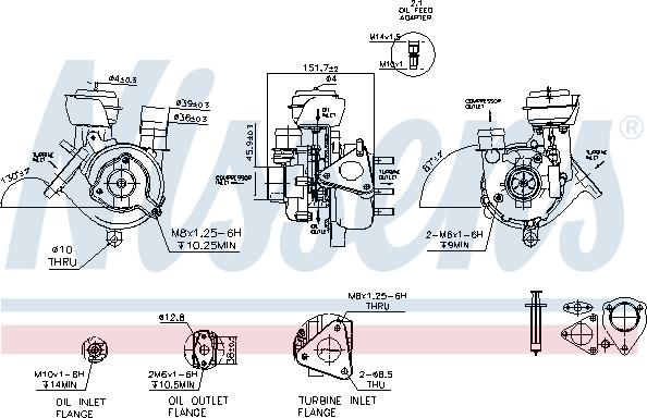 Nissens 93243 - Kompresors, Turbopūte adetalas.lv