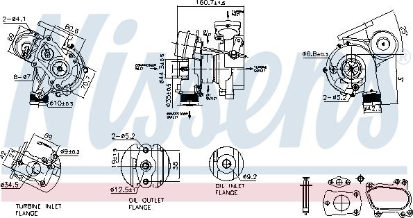 Nissens 93256 - Kompresors, Turbopūte adetalas.lv