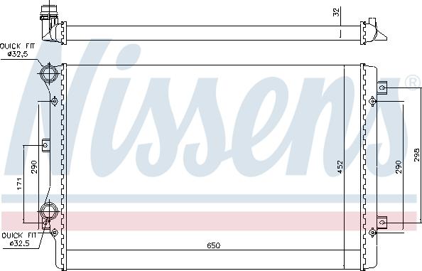 Nissens 699681 - Radiators, Motora dzesēšanas sistēma adetalas.lv