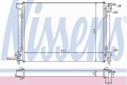 Valeo 731499 - Radiators, Motora dzesēšanas sistēma adetalas.lv